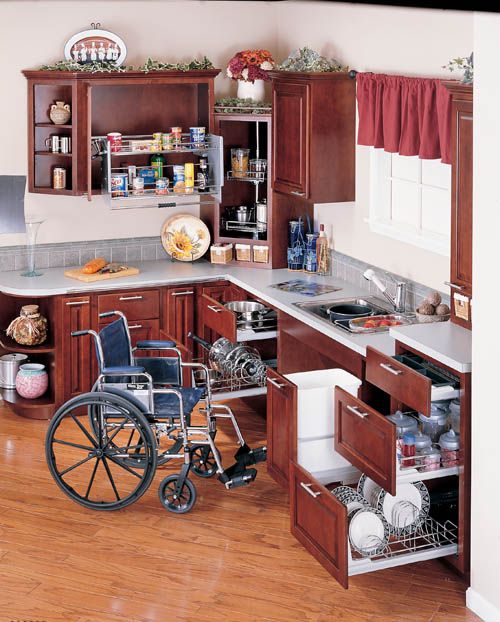 Wheelchair Friendly Cabinets And