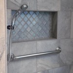 Adding a niche to your shower is a convenient way to store your soap and showering items.