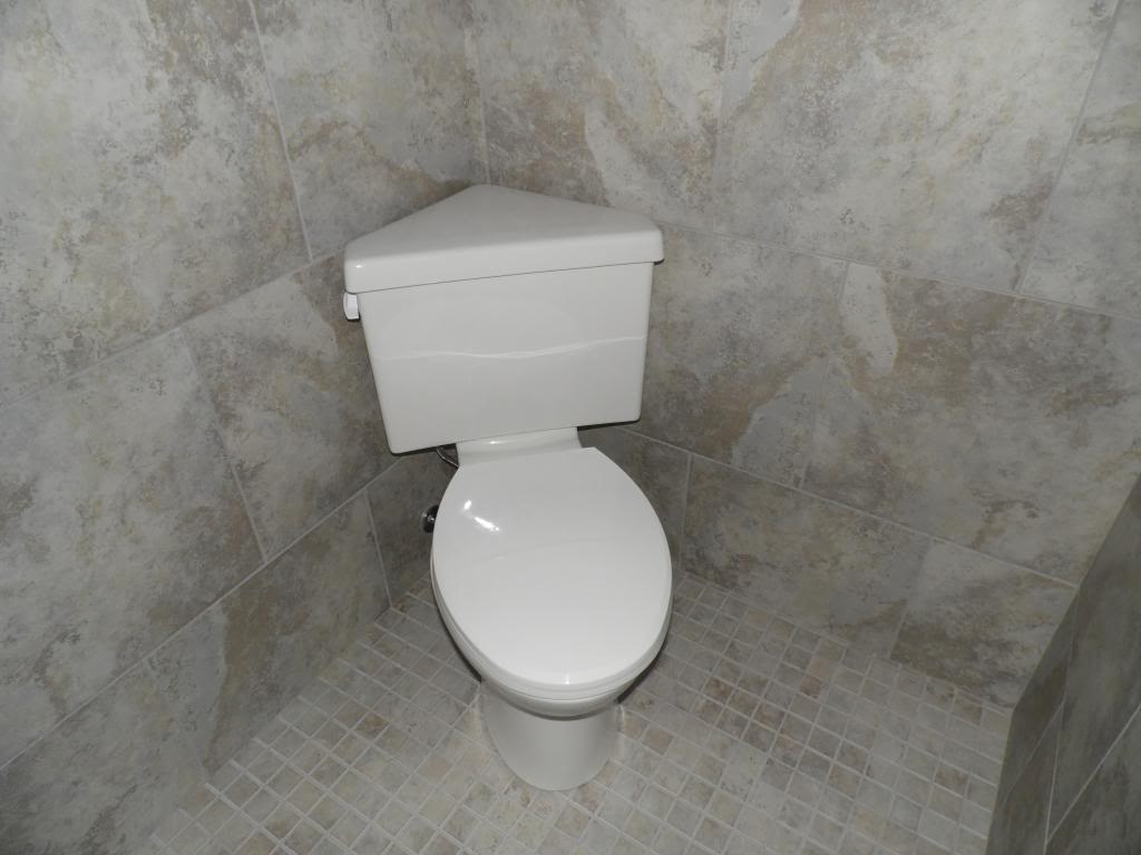 Corner Toilet