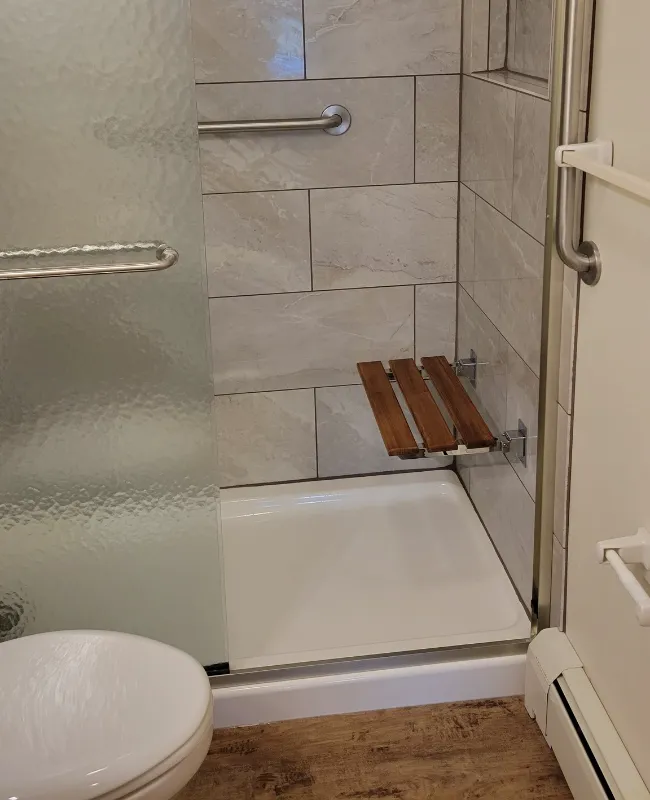 barrier-free-shower-installation Barrier Free Shower Remodeling